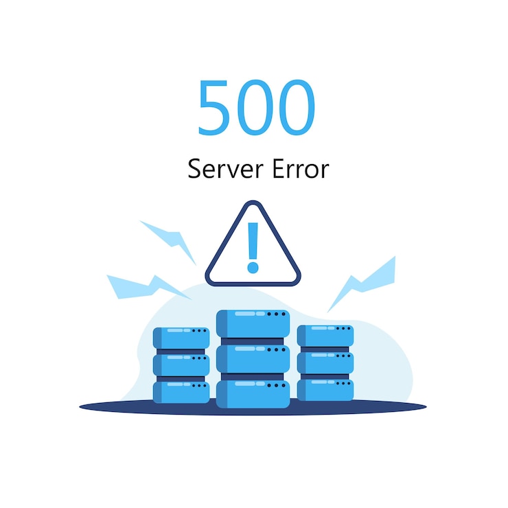 Vector página de error