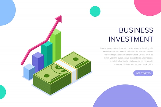 Página de inicio de inversión empresarial