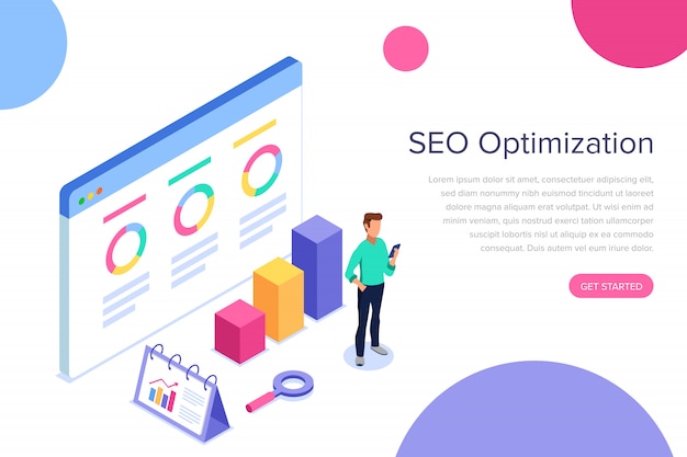 Página de inicio de optimización SEO