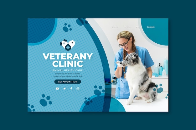 Página de inicio veterinaria