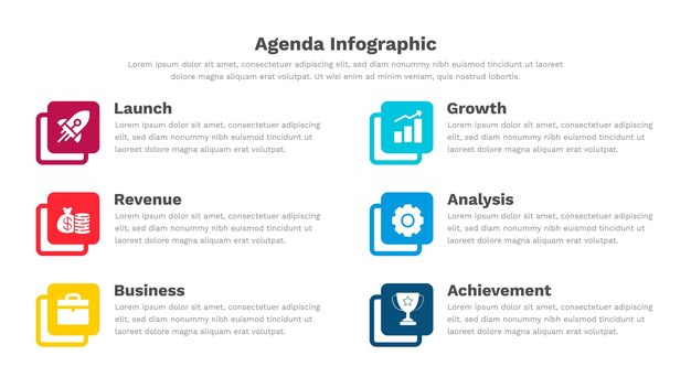 Una página con la palabra agenda en ella