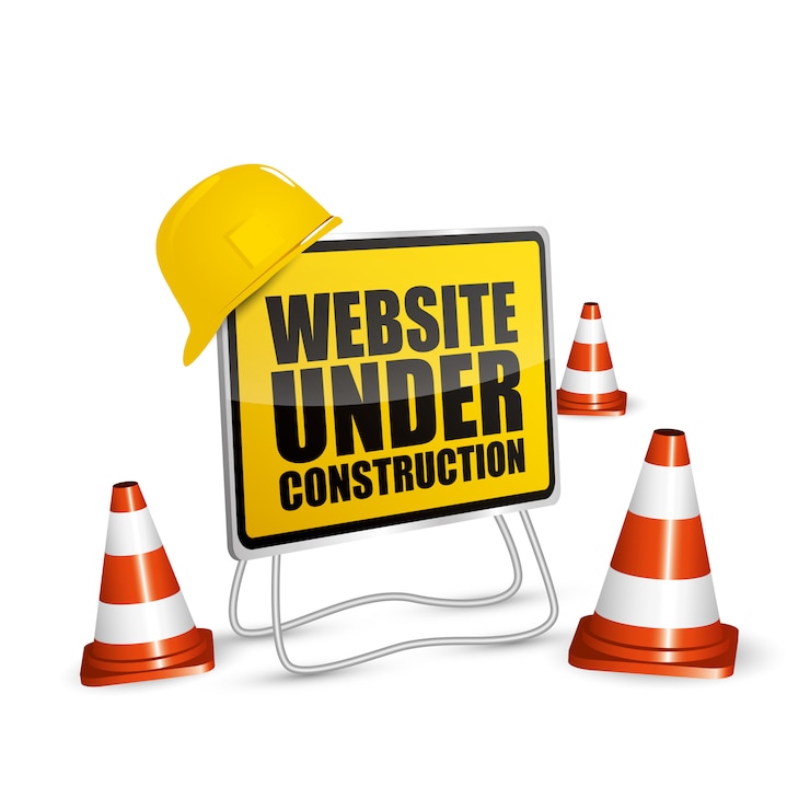 Vector página web en construcción