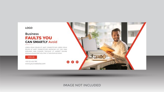 Una página web para un sitio web de negocios