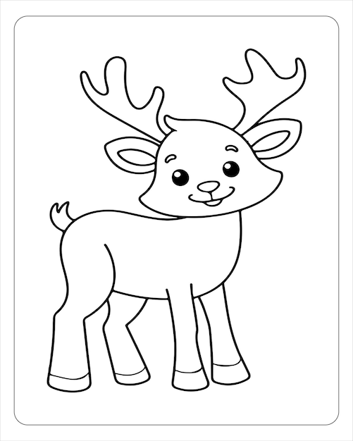Páginas para colorear de animales lindos