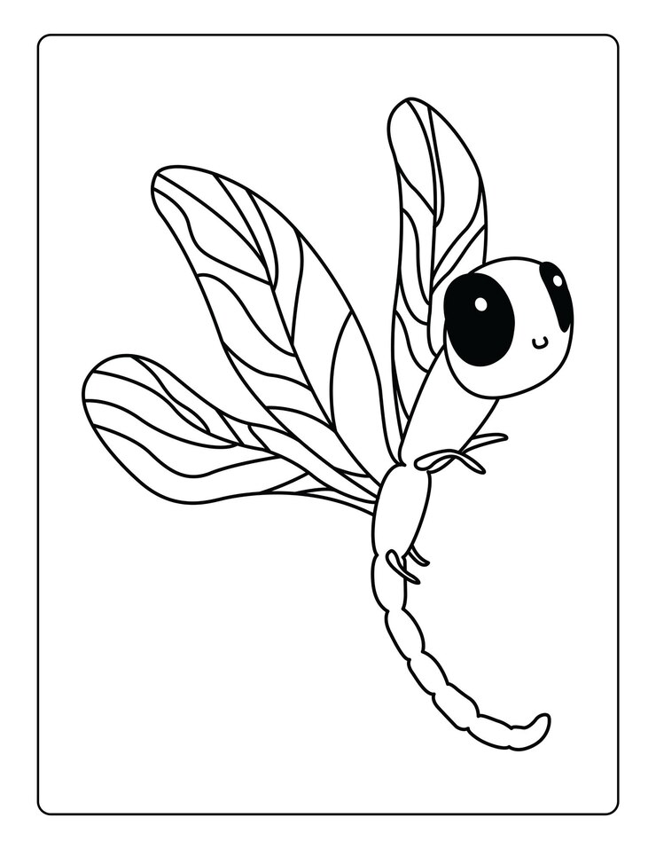 Vector páginas para colorear de animales para niños con una hoja de actividades en blanco y negro de animales lindos
