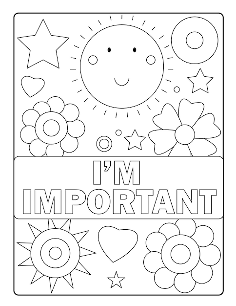 Páginas para colorear inspiradoras con discurso motivacional Vol1