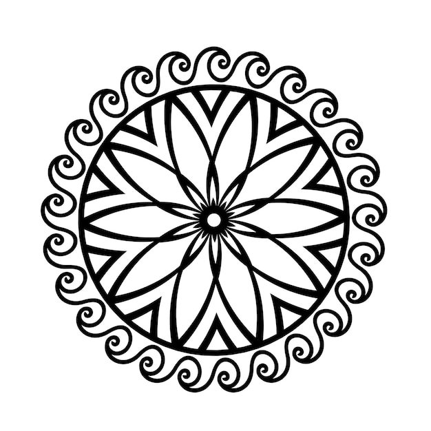 páginas para colorear mandala para adolescentes