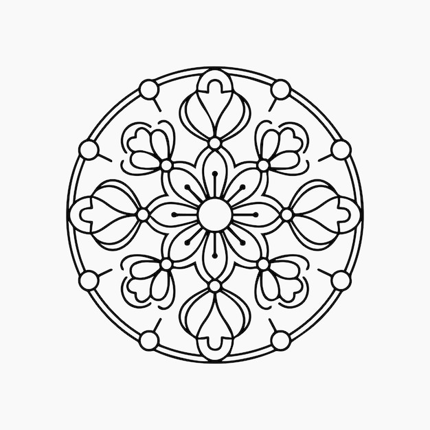 páginas para colorear mandala
