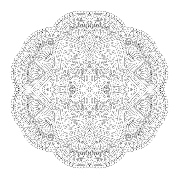 Páginas para colorear Mandala