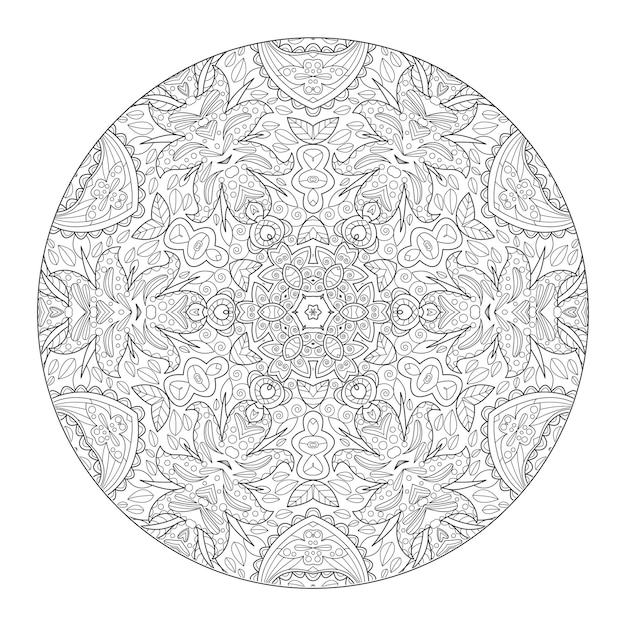 Páginas para colorear Mandala