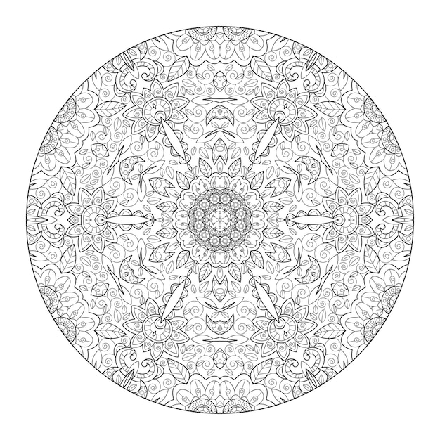 Páginas para colorear Mandala