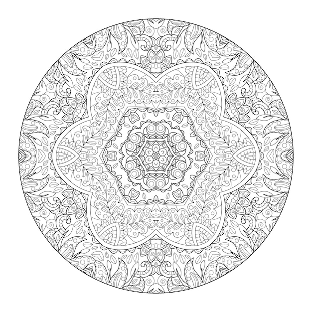 Páginas para colorear Mandala