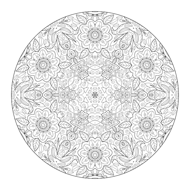 Páginas para colorear Mandala