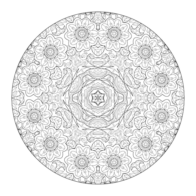 Páginas para colorear Mandala