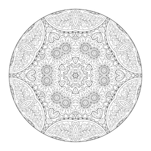 Páginas para colorear Mandala