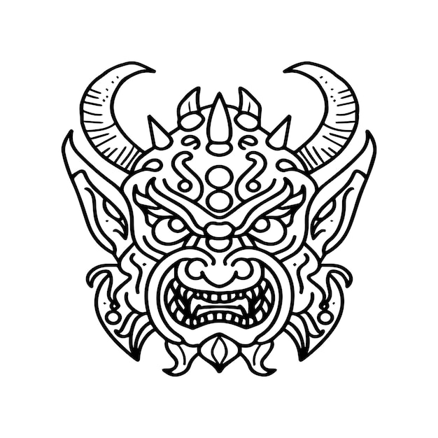 Páginas para colorear de los mitos japoneses