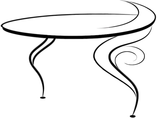 Páginas para colorear vectoriales para mesas de café