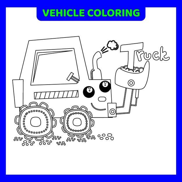 Paginas Para Colorear De Vehiculos Para Ninos