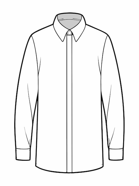 Páginas de libros de colorear camisas para niños y adultos con diseño vectorial