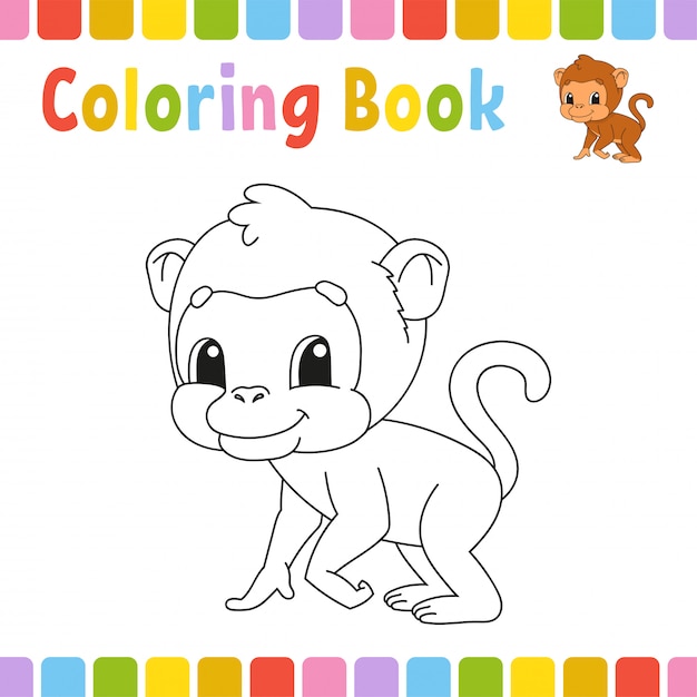 Páginas de libros para colorear para niños.