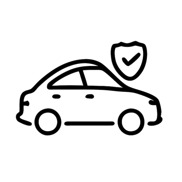 pago de aprobación para el contorno del icono del paseo