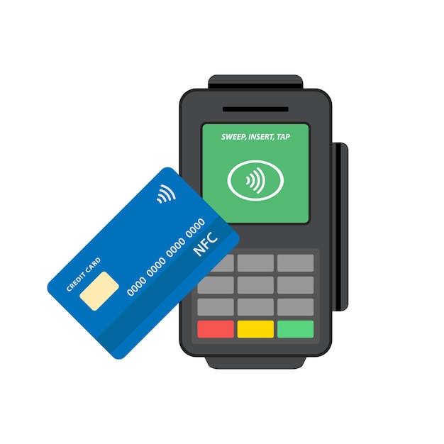 Pago sin contacto con tarjeta de crédito