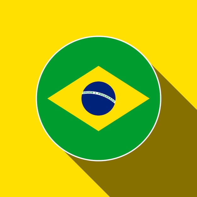 País brasil brasil bandera vector ilustración