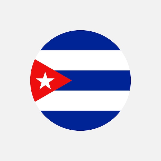 País Cuba Cuba bandera Vector ilustración