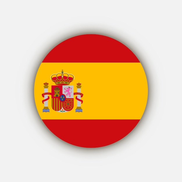 País España España bandera Vector ilustración