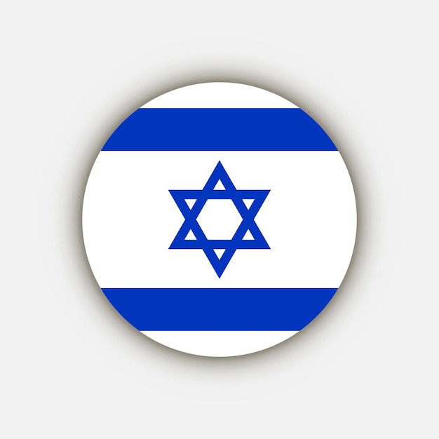 País Israel Israel bandera Vector ilustración