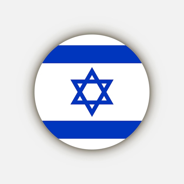 País israel israel bandera vector ilustración