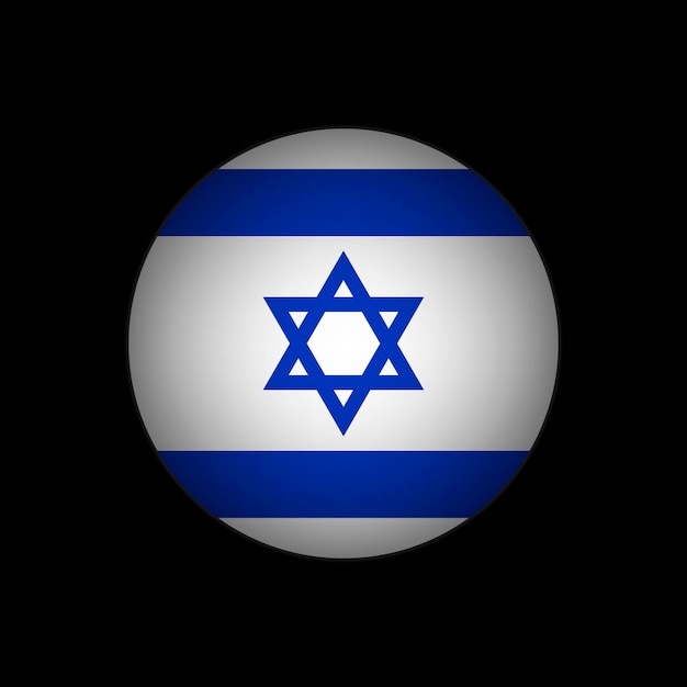 País Israel Israel bandera Vector ilustración