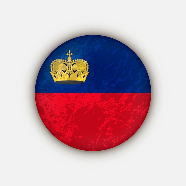 País Liechtenstein Bandera de Liechtenstein Ilustración vectorial