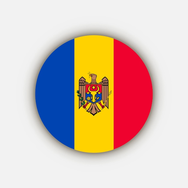 País moldavia moldavia bandera vector ilustración