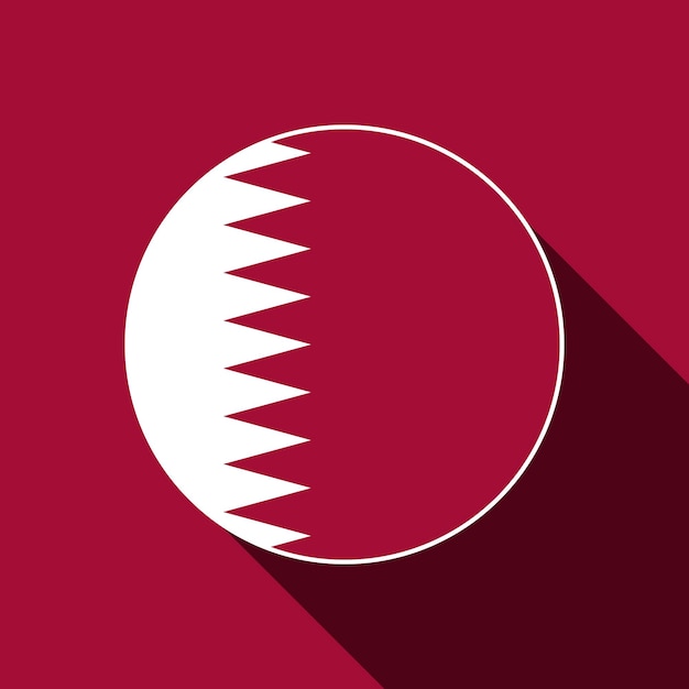 País Qatar Qatar bandera ilustración vectorial