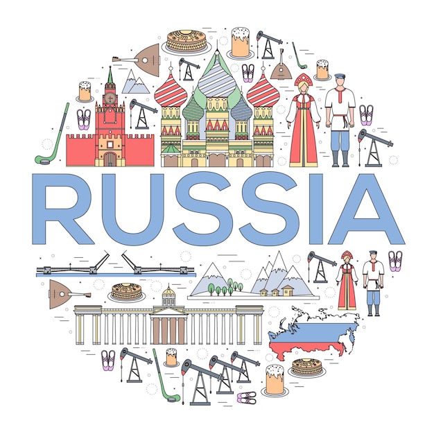 País rusia guía de vacaciones de viaje de bienes