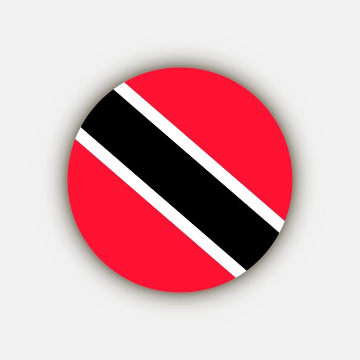 Vector país trinidad y tobago bandera de trinidad y tobago ilustración vectorial