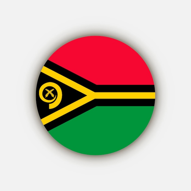 País vanuatu vanuatu bandera ilustración vectorial