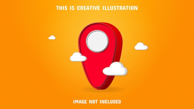 Paisaje creativo vector ilustración diseño plantilla vector eps archivo