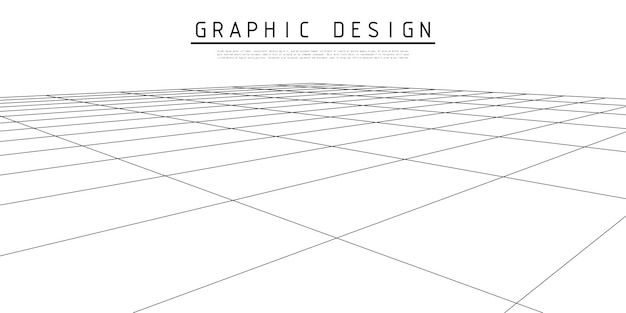 Vector paisaje de estructura alámbrica diseño de paisaje de polígono de terreno de estructura alámbrica ciberespacio digital en montañas con valles