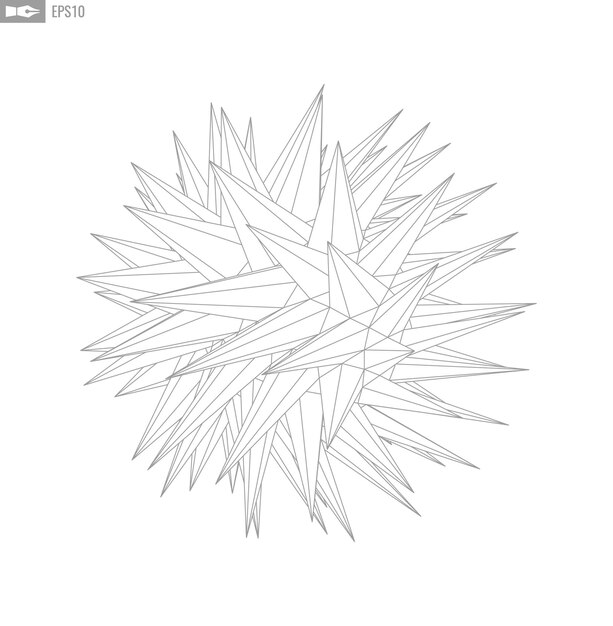 Paisaje de estructura metálica sobre fondo blanco Fondo de tecnología de vector geométrico abstracto Fondo digital de vector 3d