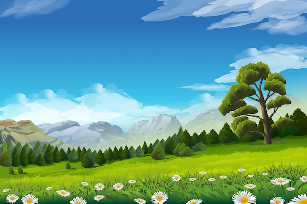 Paisaje de primavera