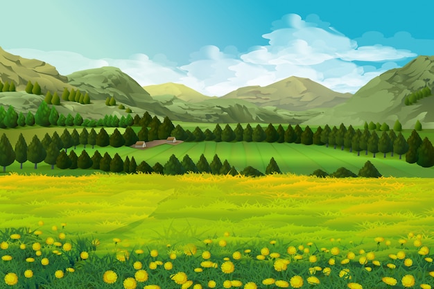 paisaje primaveral