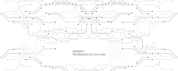 Paisaje tecnológico imagen de fondo de alta tecnología diseño de comunicación de última generación