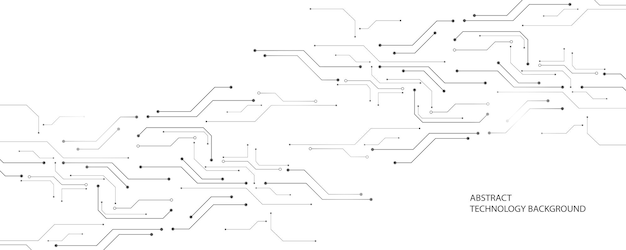 Paisaje tecnológico imagen de fondo de alta tecnología diseño de comunicación de última generación