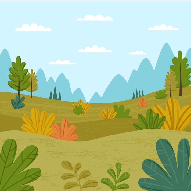 Vector paisaje