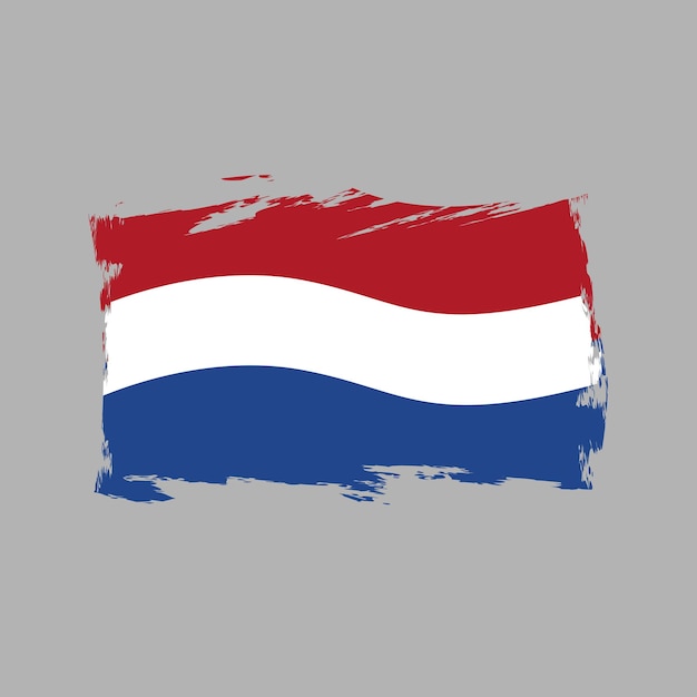 Países bajos bandera vector