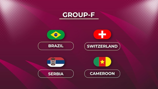 Países participantes del grupo f en el mundial de fútbol 2022