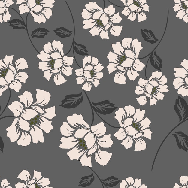 Paisley sin costuras patrón vectorial fondo de estilo batik