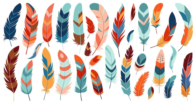 Pajaritos conjunto vector aislado